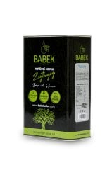 BABEK  Organik Erken Hasat Soğuk Sıkım Naturel Sızma Zeytinyağı 3lt